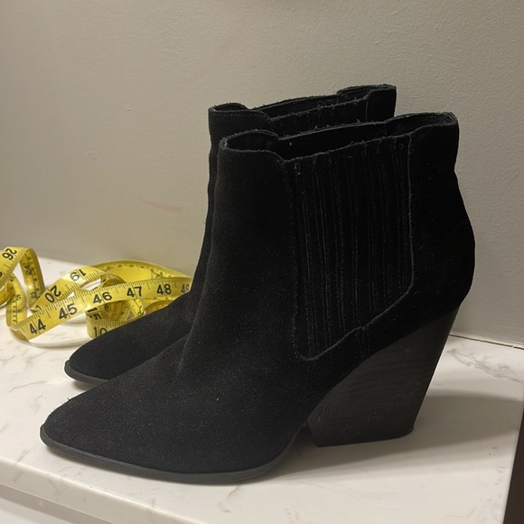 SALE 🧡Adam Tucker • Genuine Black Leather Western Bootie - Picture 9 of 9